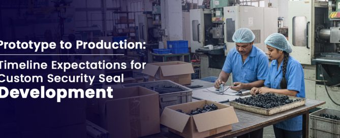 Custom tamper-evident security seal prototype and production tooling for OEM manufacturing applications