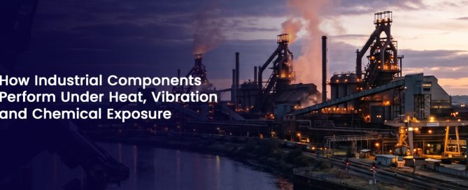Industrial components performance under heat, vibration and chemical exposure in harsh environments