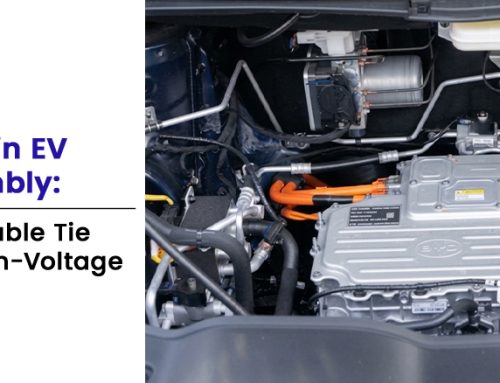 Cable Management in EV Battery Assembly: Fire-Resistant Cable Tie Selection for High-Voltage Systems