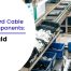 custom cable management components used in OEM manufacturing assembly with cable ties and mounts