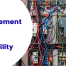 Cable management components supporting organised cable routing in an industrial electrical panel