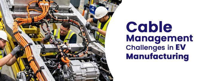 Cable management challenges in EV manufacturing by Novoflex